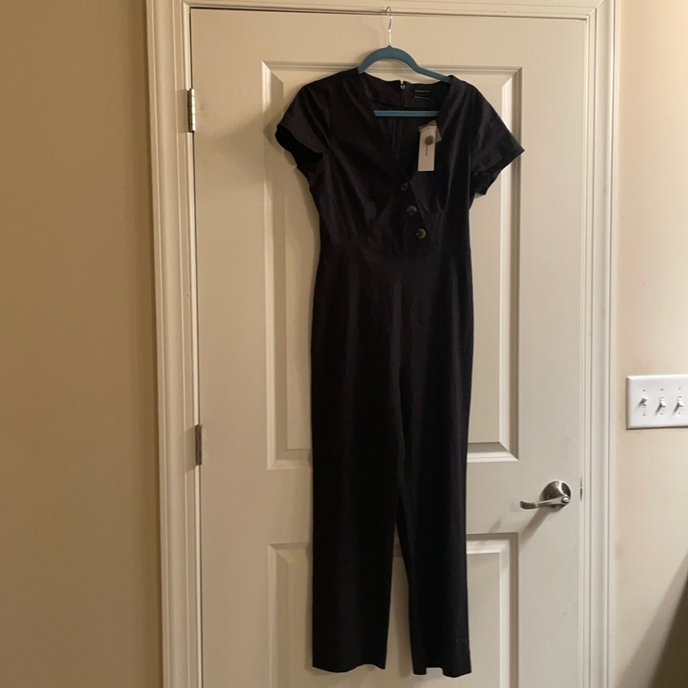 Urban outfitters black jumpsuit size M